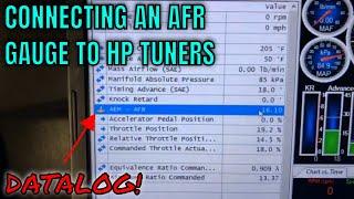 AFR Gauge Datalog with HPTuners
