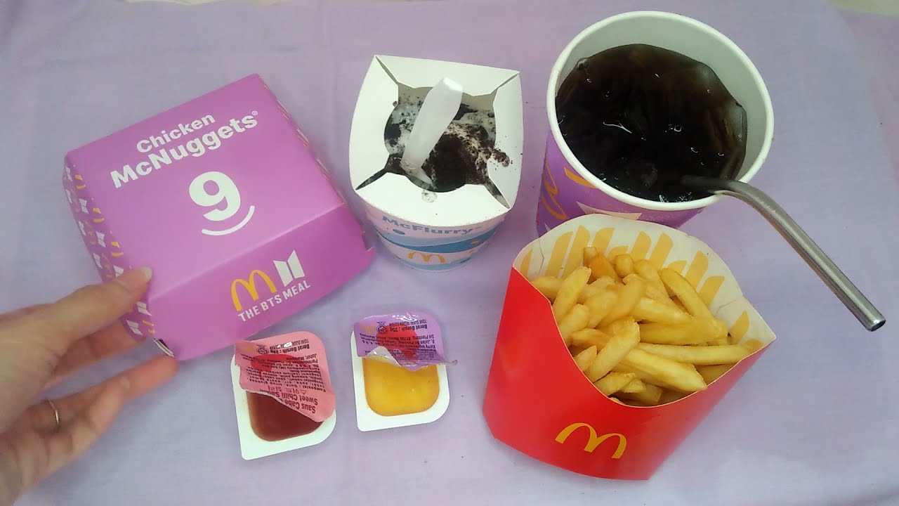 BTS x MCDONALDS REVIEW BTS MEAL IN INDONESIA