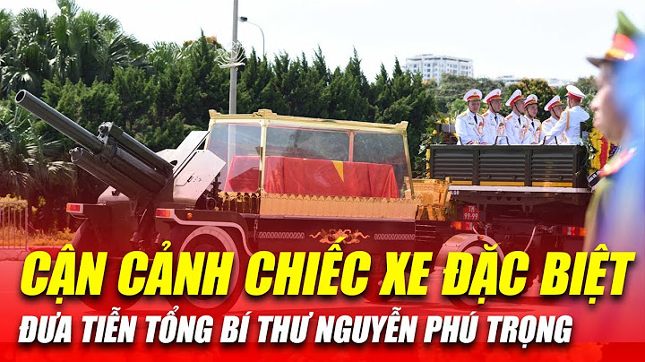 Cận cảnh chiếc xe đặc biệt ở đưa tiễn Tổng Bí thư Nguyễn Phú Trọng về nơi an nghỉ cuối cùng.