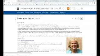 CIS111 Course Navigation