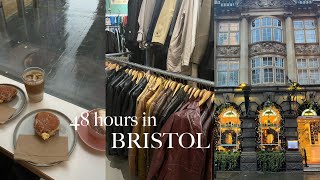 travel diaries | 48 hours in Bristol, thrift haunting, cozy cafe & catching up w friend