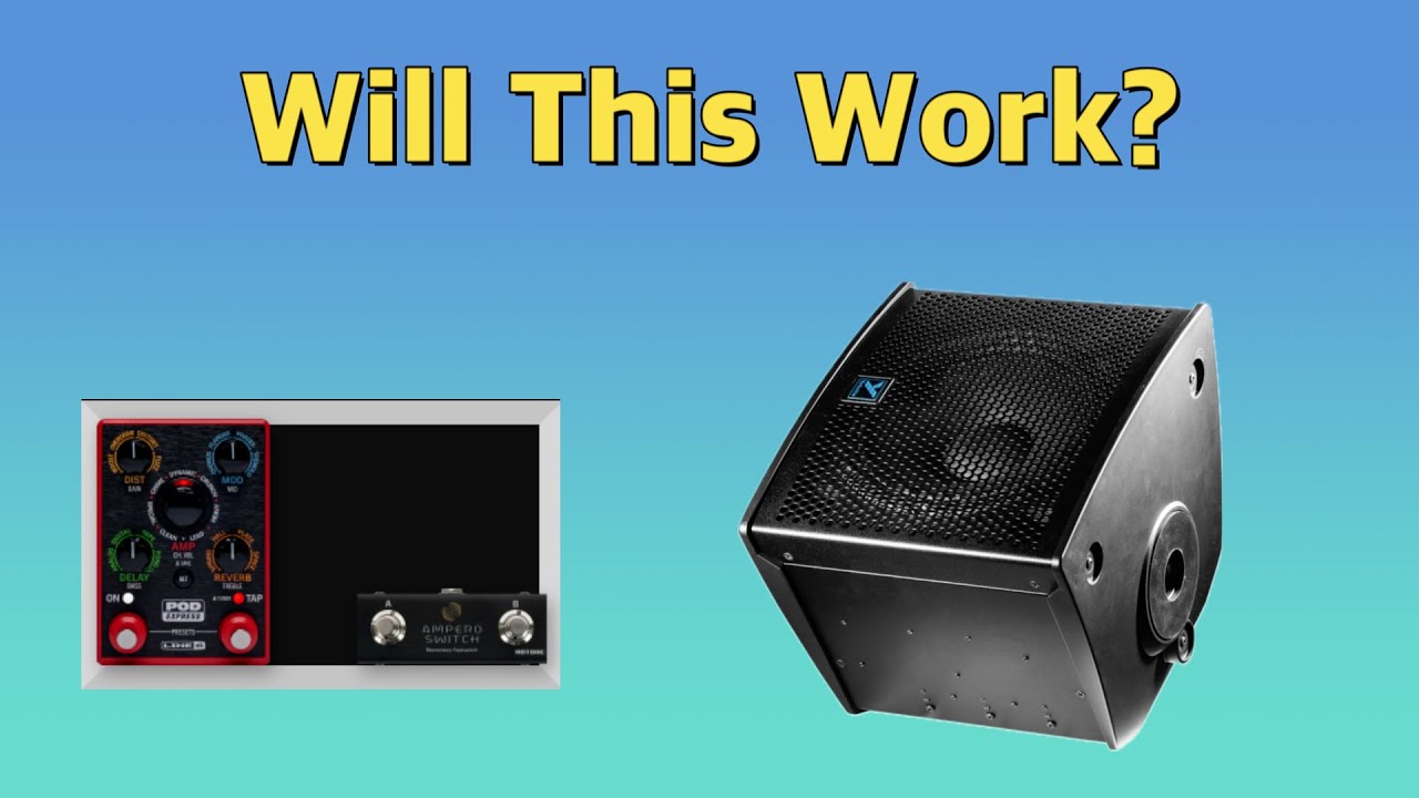 Line 6 POD Express Live Rig Board Set Up - YouTube