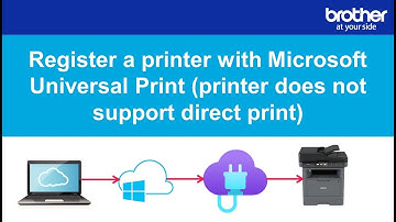 How to register a printer with Microsoft Universal Print (printer does not support direct print)