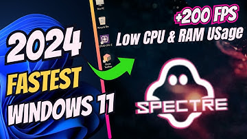 New GHOST Spectre 23H2 Windows 11 (🚀FASTEST Windows 11) 2024