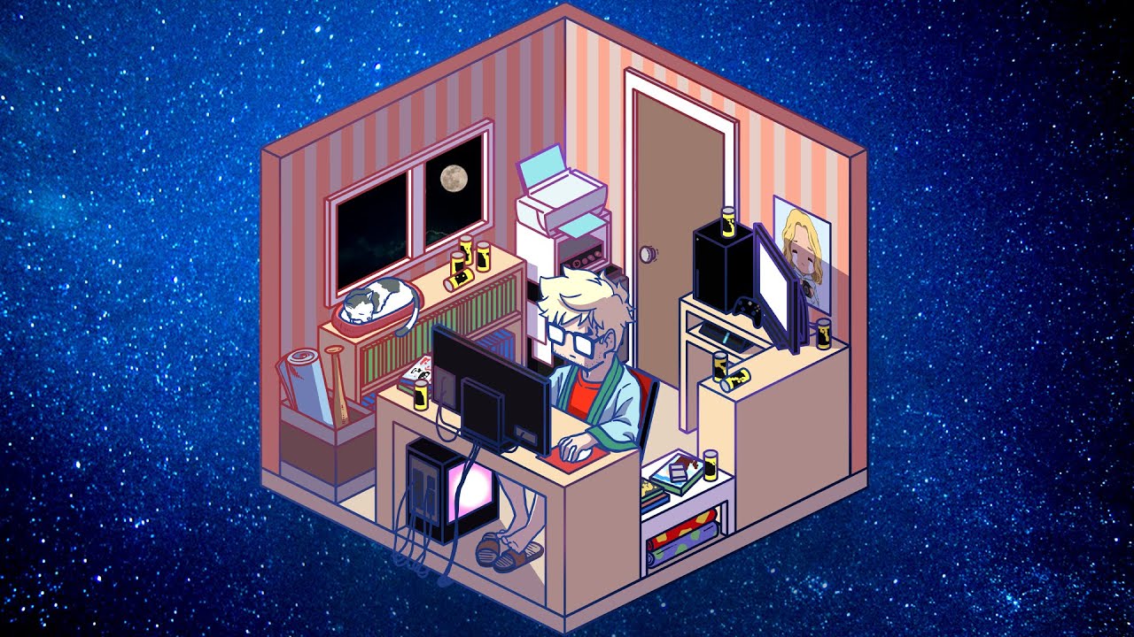 GAMING AT 2AM - lofi hip hop/chill beats - YouTube