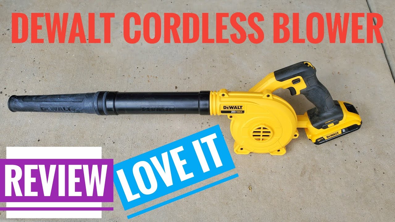 dewalt leaf blower