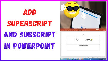 How to Add Superscript And Subscript In Powerpoint
