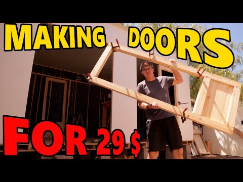 Video: Doe-het-zelf houten deuren: schema's, tekeningen. Hoe maak je een houten deur met je eigen handen?