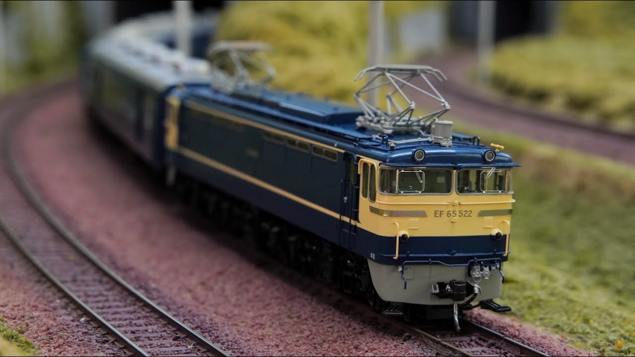 HOゲージ 16番 ムサシノモデルEF65 522 + 14系急行「きたぐに」& シキ