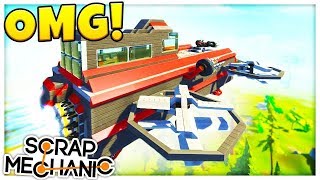 Castle Jailbreak - Cops & Robbers Challenge - Scrap Mechanic Multiplayer Gameplay Jeromeasf