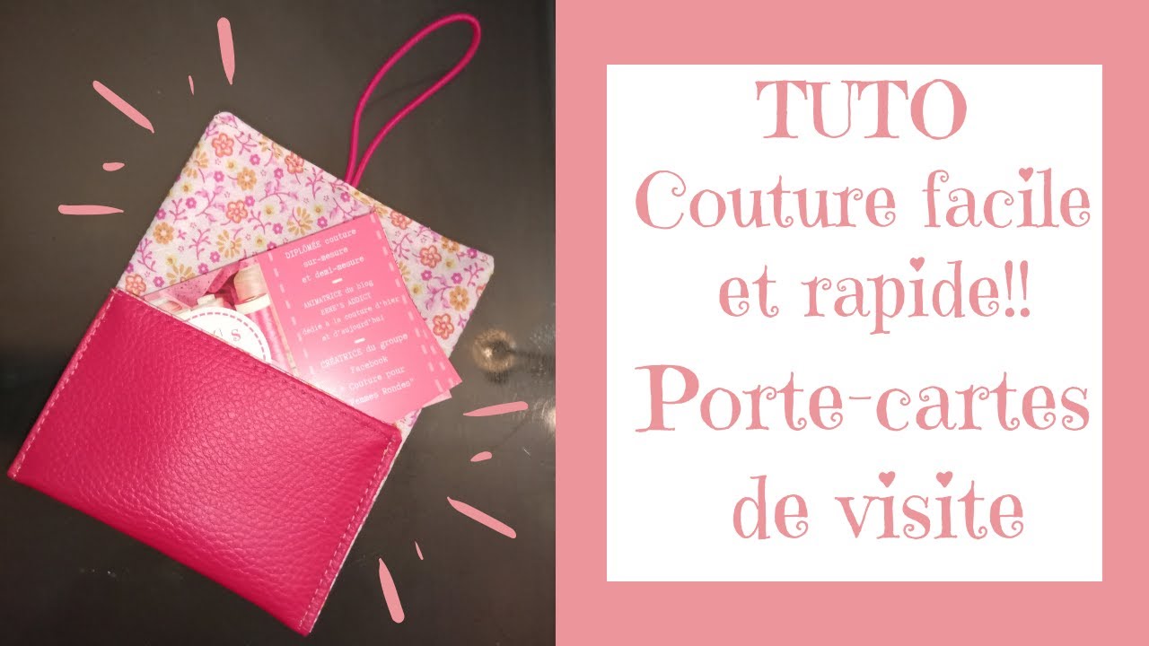 Album pour carte de visite - pochette effet cuir