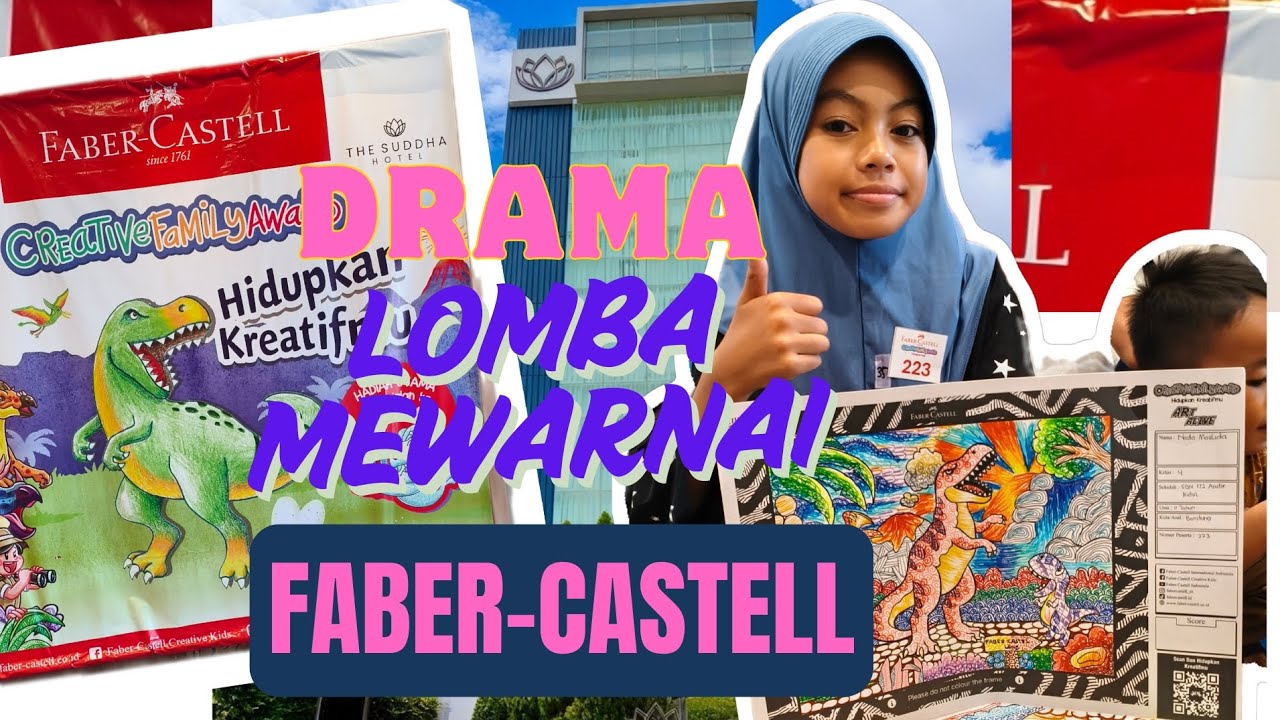 YA AMPUUNN!!! ADA DRAMA DI LOMBA MEWARNAI FABER-CASTELL DI BANDUNG