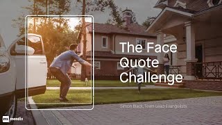 The FaceQuote Challenge - From 0 to App in 30 minutes