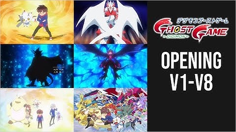 Digimon Ghost Game | Opening | V1-V8