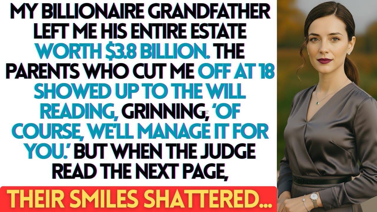 My Billionaire Grandfather Left Me His Entire Estate Worth $3 8 Billion…