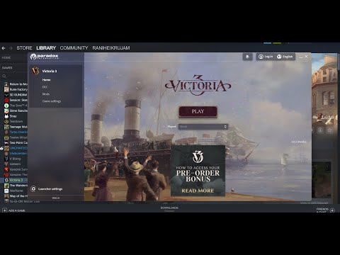 Victoria 3: How to Bypass/Skip Paradox Games Launcher