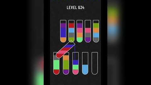 Water sort puzzle level 634