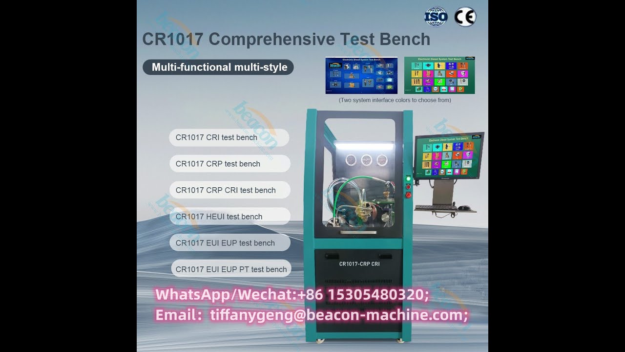 Beacon Equipment Cr1016 Common Rail Injector And Pump Test Bench Heui Eui Eup Test Machine Pt Cr1017