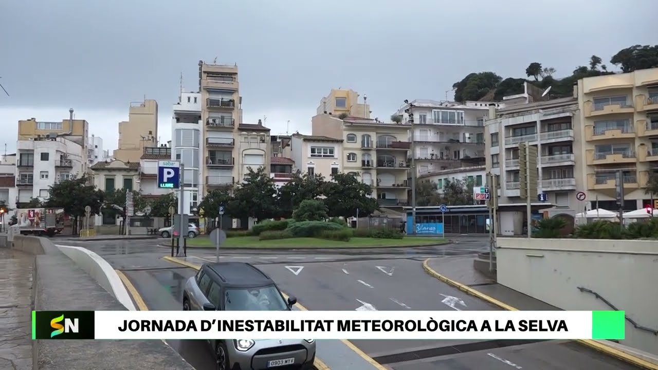 La pluja intensa deixa una jornada d’inestabilitat a la Selva