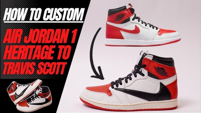 Custom Travis Scott Air Jordan 1 Feeds Off Supreme x Nike SB Dunk Vibes