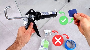 Zobacz prawidłowe silikonowanie w łazience, jak nakładać silikon żeby mocno trzymał!