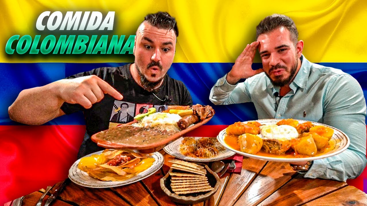 Probando COMIDA TÍPICA COLOMBIANA en MADRID con CENANDO CON PABLO