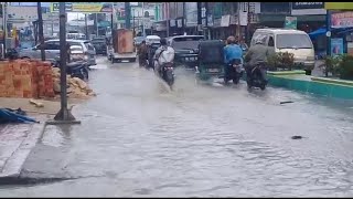 Jalan kota Panyabungan / Pasar Lama Banjir