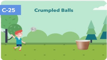 Whitehat jr project 25 crumpled balls