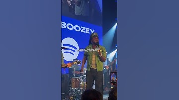 Thumbnail of Shaboozey at Spotify House performing "Good News" 🙏