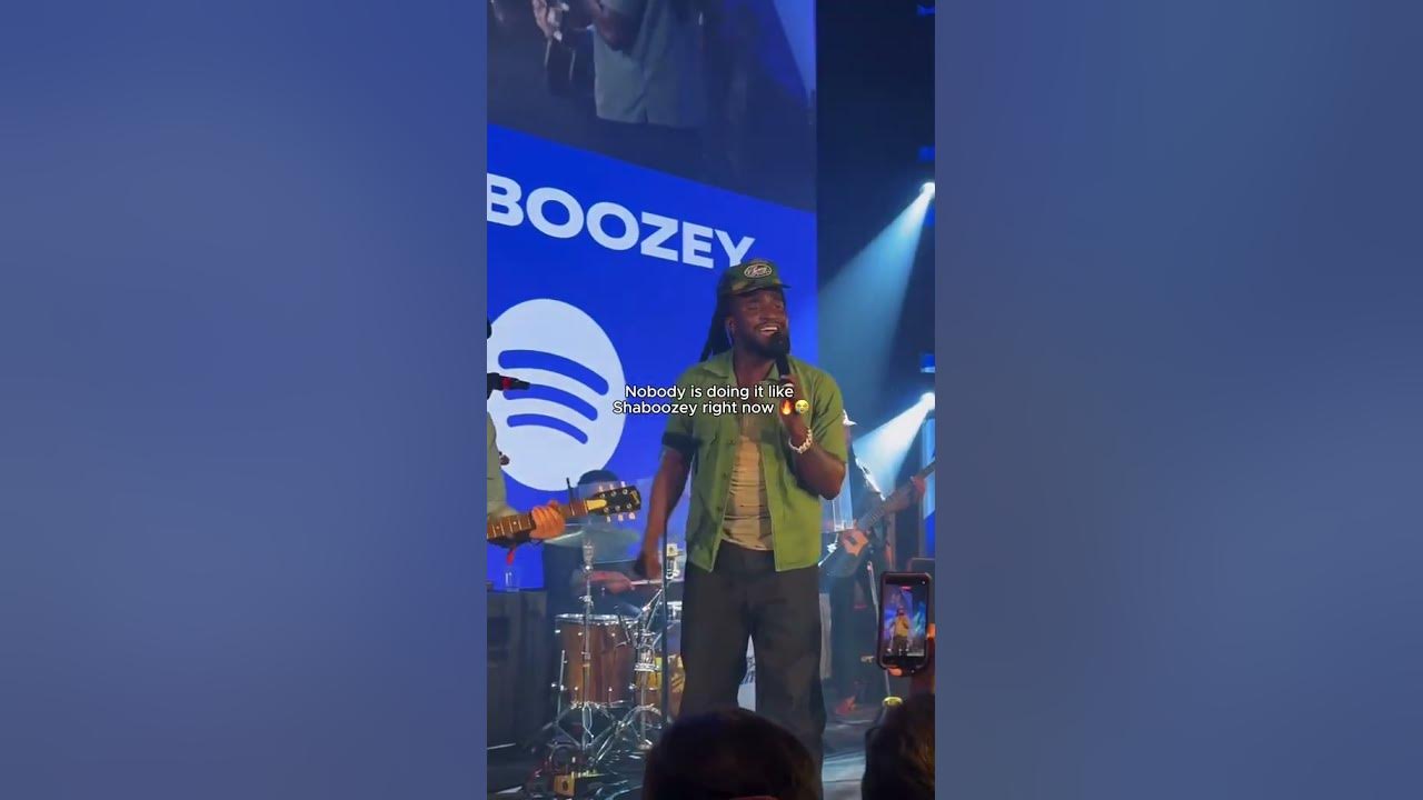 Shaboozey at Spotify House performing "Good News" 🙏