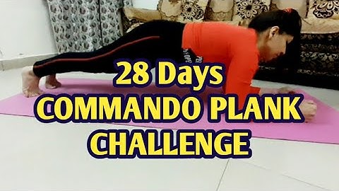 28 days challenge | Commando Plank | home workout  #commando plank #funchallenge #zumbawarmup