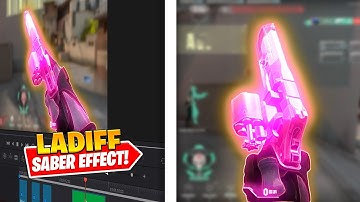 LADIFF GUN GLOW (NO PLUGINS DAVINCI RESOLVE) Edit Like Ruffls, Ladiff, and Cjaiye (Valorant Montage)