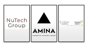 AMINA Invisible Speakers at CEDIA Expo 2023