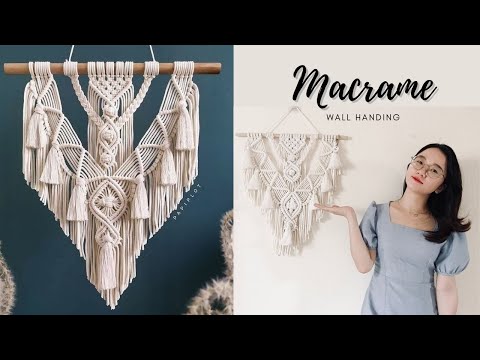 Video Cách làm rèm Macrame độc đáo từ A đến Z/ Macrame wall... - youtube