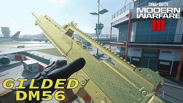 UNLOCKING GILDED ON THE DM56! - COD MW3 MULTIPLAYER