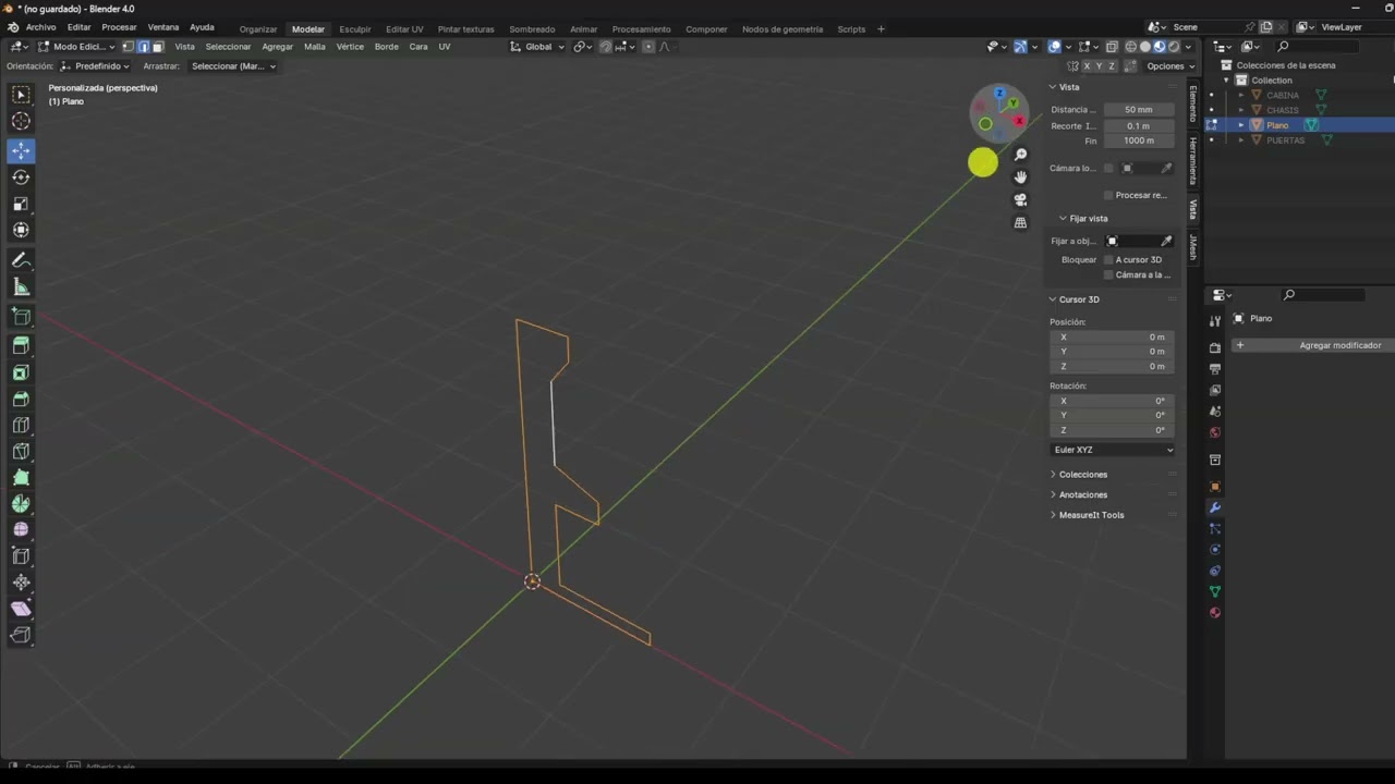 2. RUTEADO DE SILUETA CON UN VERTICE