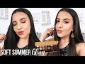 Everyday Soft Summer Glam GRWM | Glossy Glitter Lids + Bronzy Skin | Jackie Ann