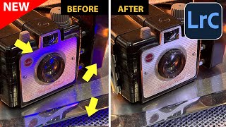 Remove Colored light in Lightroom with point color