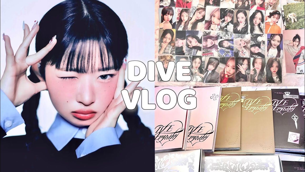 [다이브로그#21] 행운은 늘 다이브편인걸( ᴗ͈ˬᴗ͈)ഒ🪽 #아이브 #다이브 #다이브로그 #앨범깡 #rebelheart #attitude #덕질로그 #다이브한테만추천 #깡영상