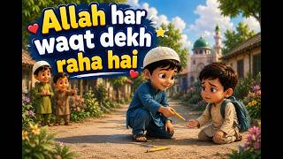 Allah Har Waqt Dekh Raha Hai | Islamic Moral Story for Kids | DeenVerse Kids