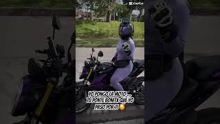 Mi amor, a las 2 paso por ti ? moto chica amor motorcycle ferxxo