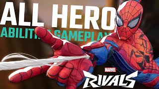 ALL Marvel Rivals Hero's Abilities and Gameplay | Marvel Rivals