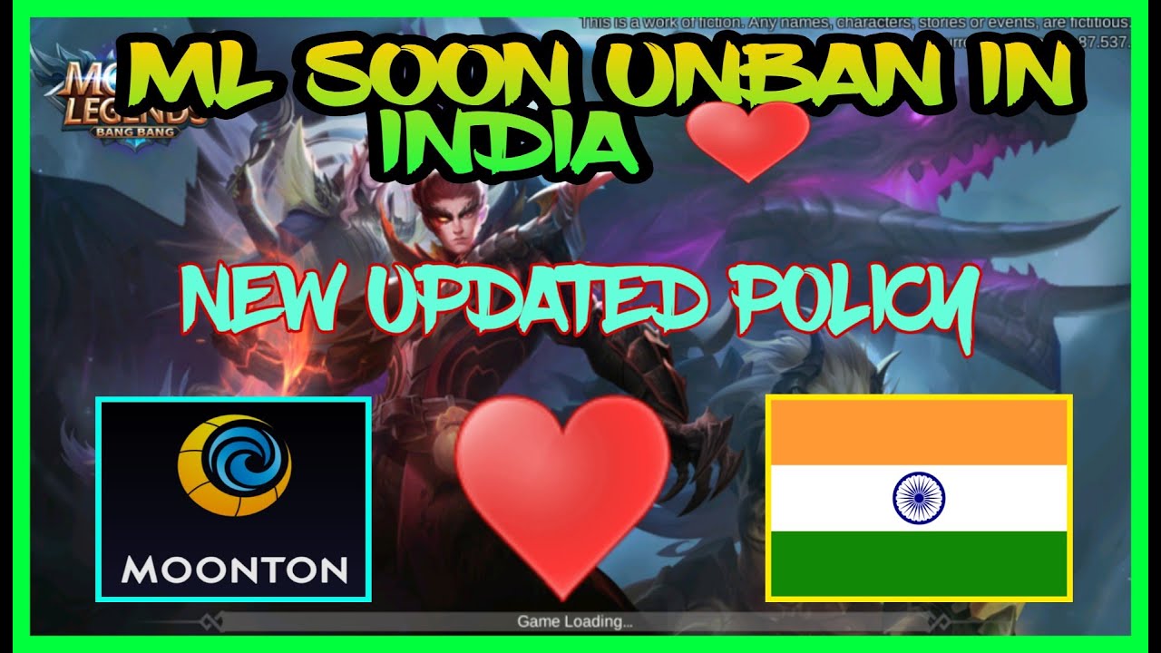 UNBANNING MLBB SOON IN INDIA | NEW POLICY UPDATED | MLBB PRIVACY POLICY