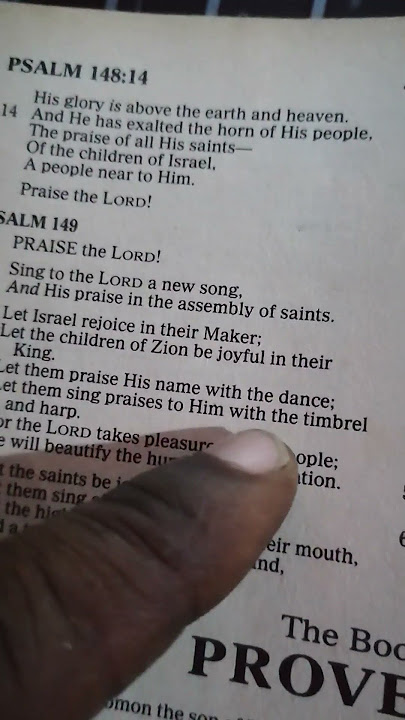 Psalm 149:3. Bible Reading And Meditation