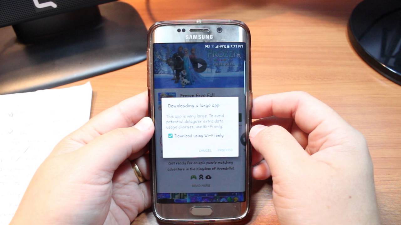 Frozen free fall juego instalar en samsung galaxy s7 y s7 edge YouTube