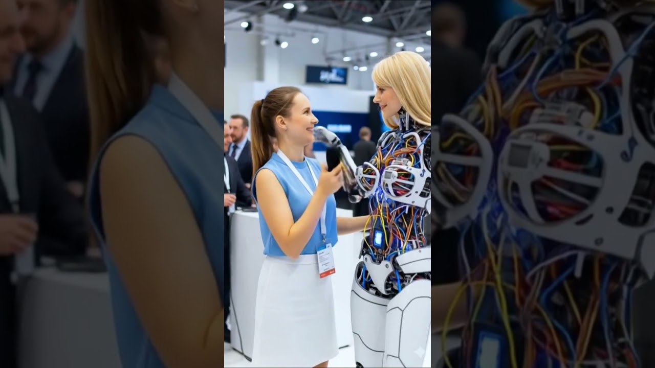 Wait… Did That Robot Just Hug Her?! 😱🤖 