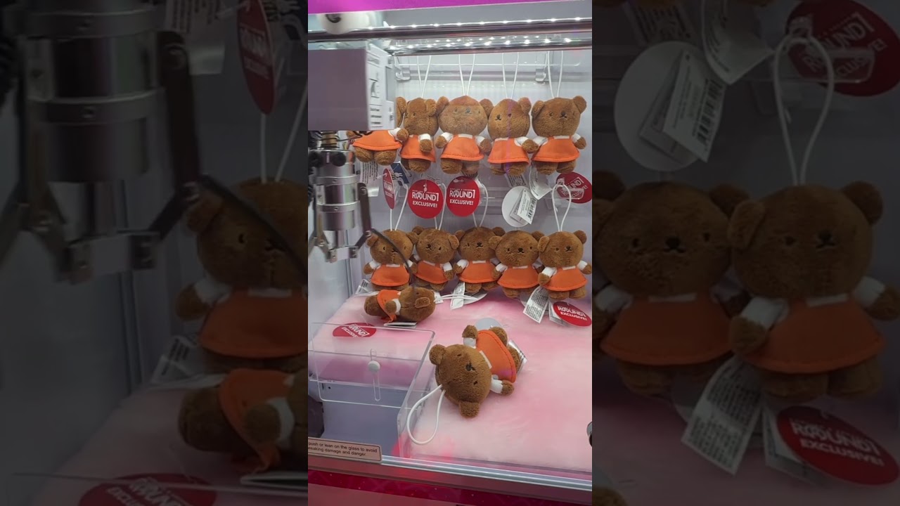 Winning a Melanie from #miffy on a #chibiclaw at #round1 @round1usaofficial