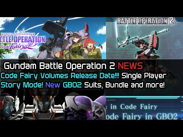 MOBILE SUIT GUNDAM BATTLE OPERATION Code Fairy Standard Edition