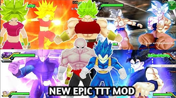 NEW EPIC DBZ TTT MOD RAGE X V4.0 ISO + Fix MENU WITH NEW EPIC TEXTURES AND ATTACKS DOWNLOAD