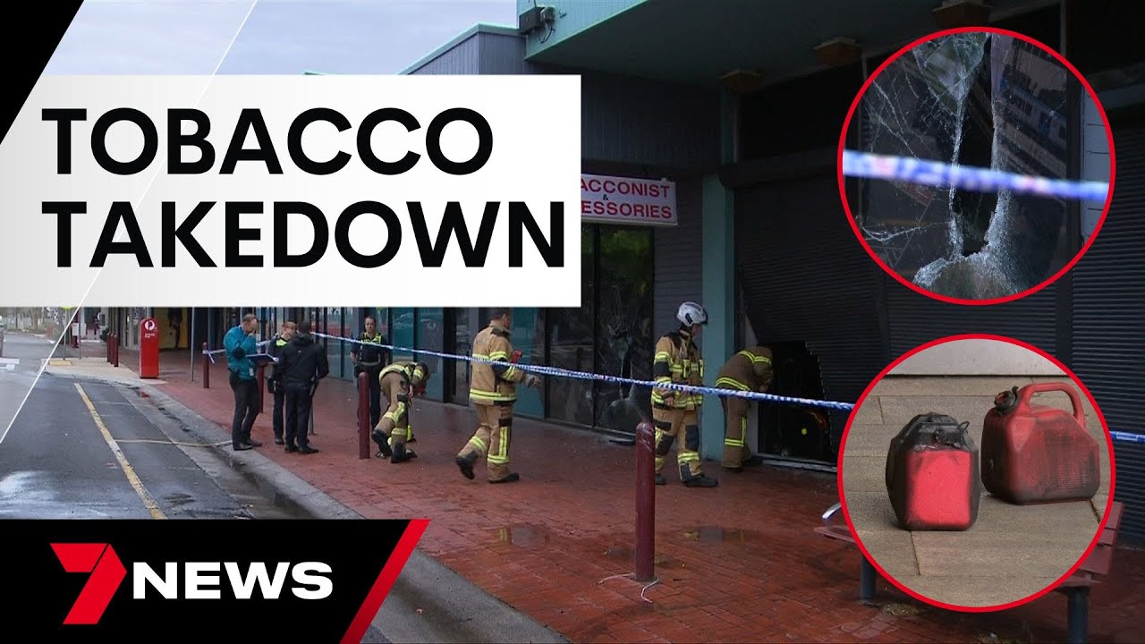 Victoria Police arrest five people over a string of tobacco shop firebombings. | 7 News Australia